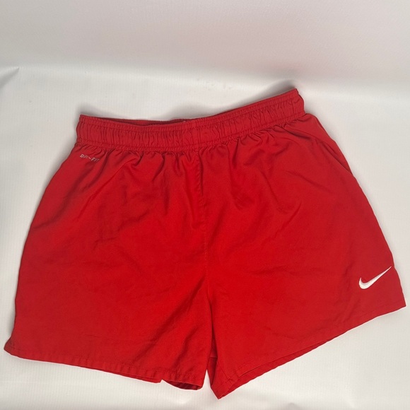 Nike Dry Fit Red Athletic Shorts Men’s S - Picture 1 of 5